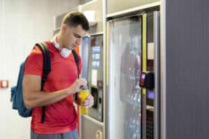 Automaten Kiosk eröffnen, Verkaufsautomaten, Vendvibe