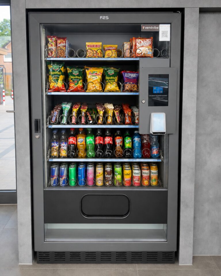 FAS 1050 Snack- und Getränkeautomat von Vendvibe am E-Ladepark in Ahaus